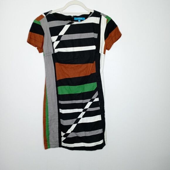 DEREK LAM FOR DESIGN NATION MULTICOLOR DRESS SIZE 4 - Picture 4 of 10